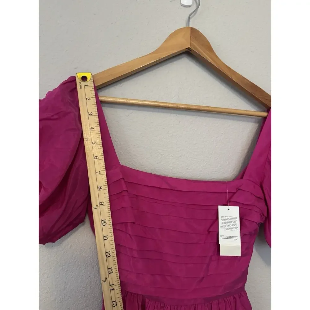 Abercrombie & Fitch Emerson Drama Bow Back Maxi Dress Size Xs
